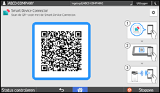 Afbeelding van bedieningspaneel