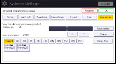 Afbeelding van bedieningspaneel