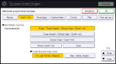 Afbeelding van bedieningspaneel