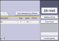 Afbeelding van bedieningspaneel