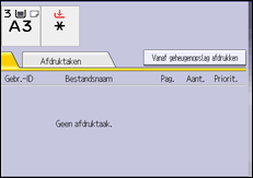 Afbeelding van bedieningspaneel