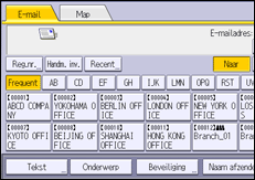 Afbeelding van bedieningspaneel
