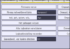 Afbeelding van bedieningspaneel