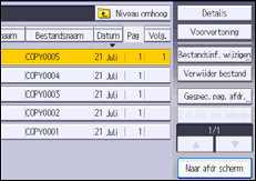 Afbeelding van bedieningspaneel