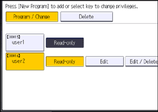 Illustrasjon av betjeningspanelet