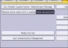 Illustrasjon av betjeningspanelet