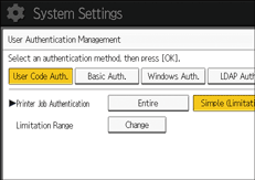 Illustrasjon av betjeningspanelet