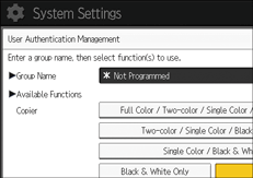 Illustrasjon av betjeningspanelet