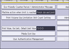 Illustrasjon av betjeningspanelet