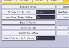 Illustrasjon av betjeningspanelet