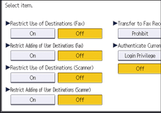 Illustrasjon av betjeningspanelet