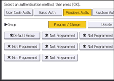 Illustrasjon av betjeningspanelet