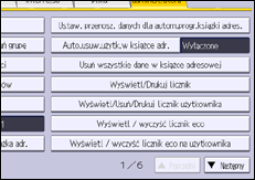 Ilustracja ekranu panela operacyjnego