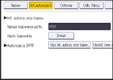 Ilustracja ekranu panela operacyjnego