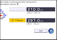 Ilustracja ekranu panela operacyjnego