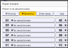 Ilustracja ekranu panela operacyjnego