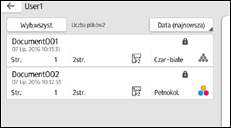 Ilustracja ekranu panela operacyjnego