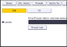 Ilustração do ecrã do painel de operação