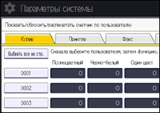 Иллюстрация экрана панели управления