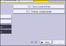 Bild av användarpanelens skärm
