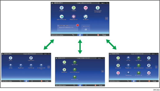 Bild som visar hur du anpassar startsidan