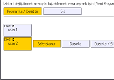 İşlem paneli ekran çizimi