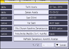 İşlem paneli ekran çizimi