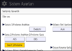 İşlem paneli ekran çizimi