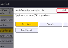İşlem paneli ekran çizimi