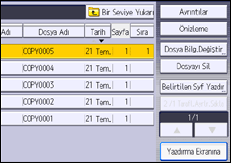 İşlem paneli ekran çizimi