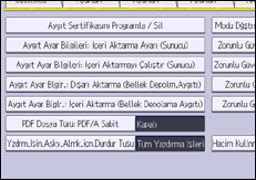 İşlem paneli ekran çizimi