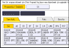 İşlem paneli ekran çizimi