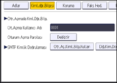 İşlem paneli ekran çizimi
