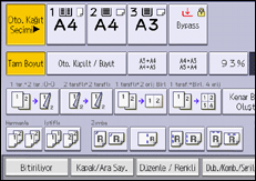 İşlem paneli ekran çizimi