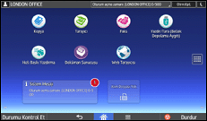 İşlem paneli ekran çizimi