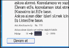 İşlem paneli ekran çizimi