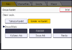 İşlem paneli ekran çizimi