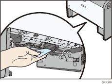 Illustration du rouleau d'alimentation papier