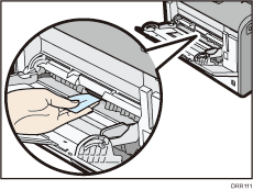 Illustration du rouleau d'alimentation papier