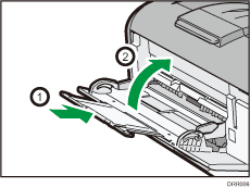 Illustratie van de printer