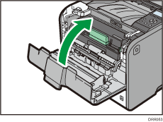 Illustratie van de printer