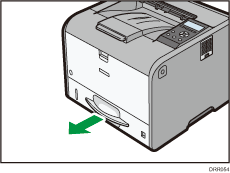 Illustratie van de printer