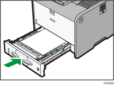 Illustratie van de printer
