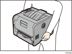 Illustratie van de printer