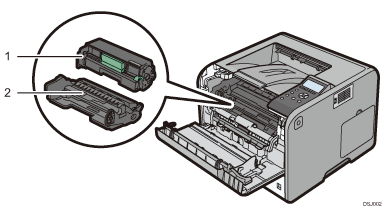 Main unit illustration numbered callout illustration