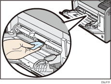 Illustration du rouleau d'alimentation papier