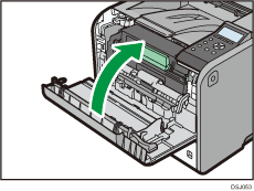 Illustratie van de printer