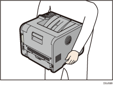 Illustratie van de printer