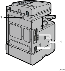 Main unit illustration numbered callout illustration