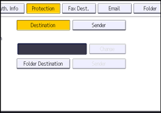 Operation panel screen illustration